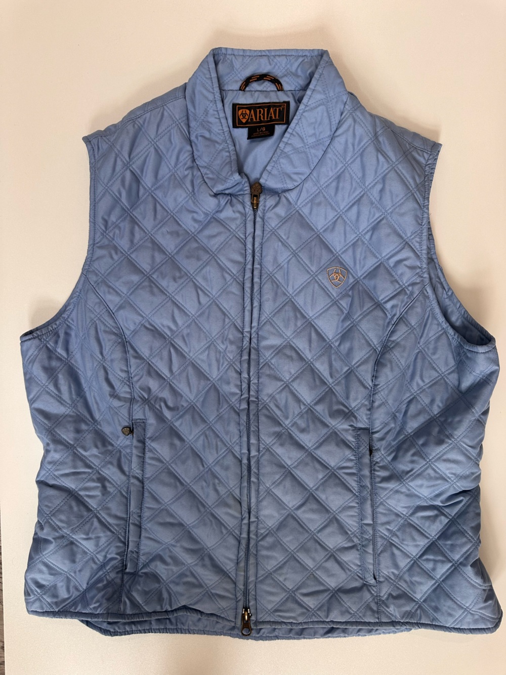 Ariat Light Blue Quilted Women's Vest